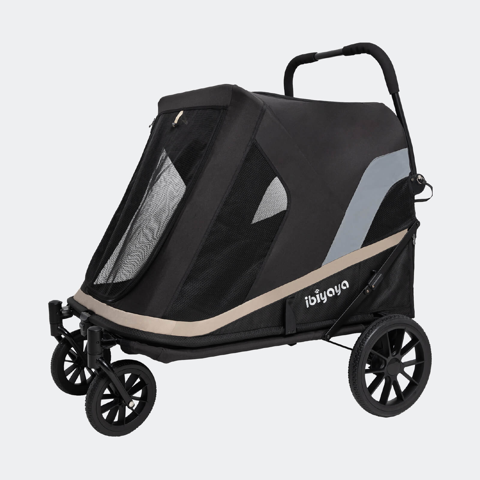 Grand Cruiser Large Dog Stroller, 4-Wheel Dog Pram for Large Breeds, Senior & Injured Pets