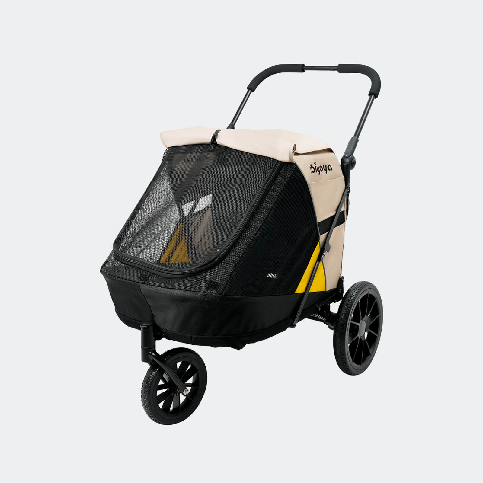 Minika 3-in-1 Pet Stroller System Foldable Dog Bicycle Trailer & Soft Crate Kennel