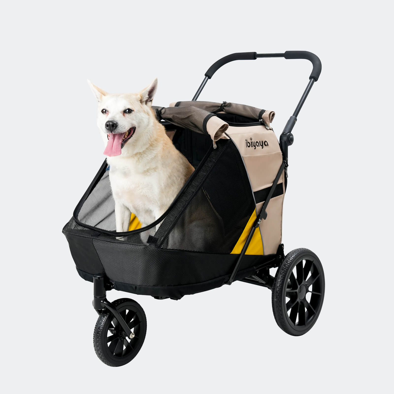 Minika 3-in-1 Pet Stroller System Foldable Dog Bicycle Trailer & Soft Crate Kennel