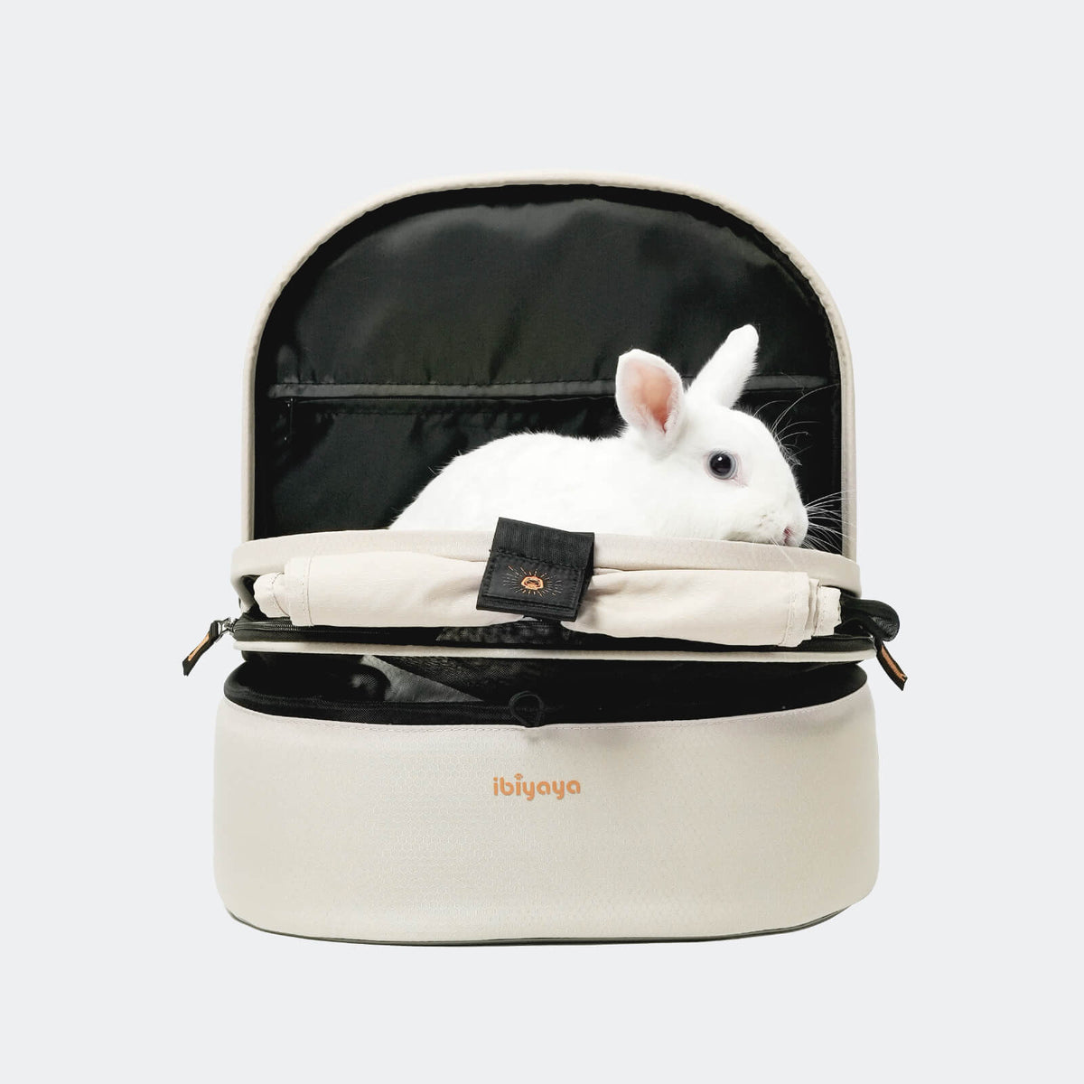 (Open-box item) Panorama Zipper-free Small Pet Travel Carrier, Cat-Dog Chest Carrier, with Optional Wheels