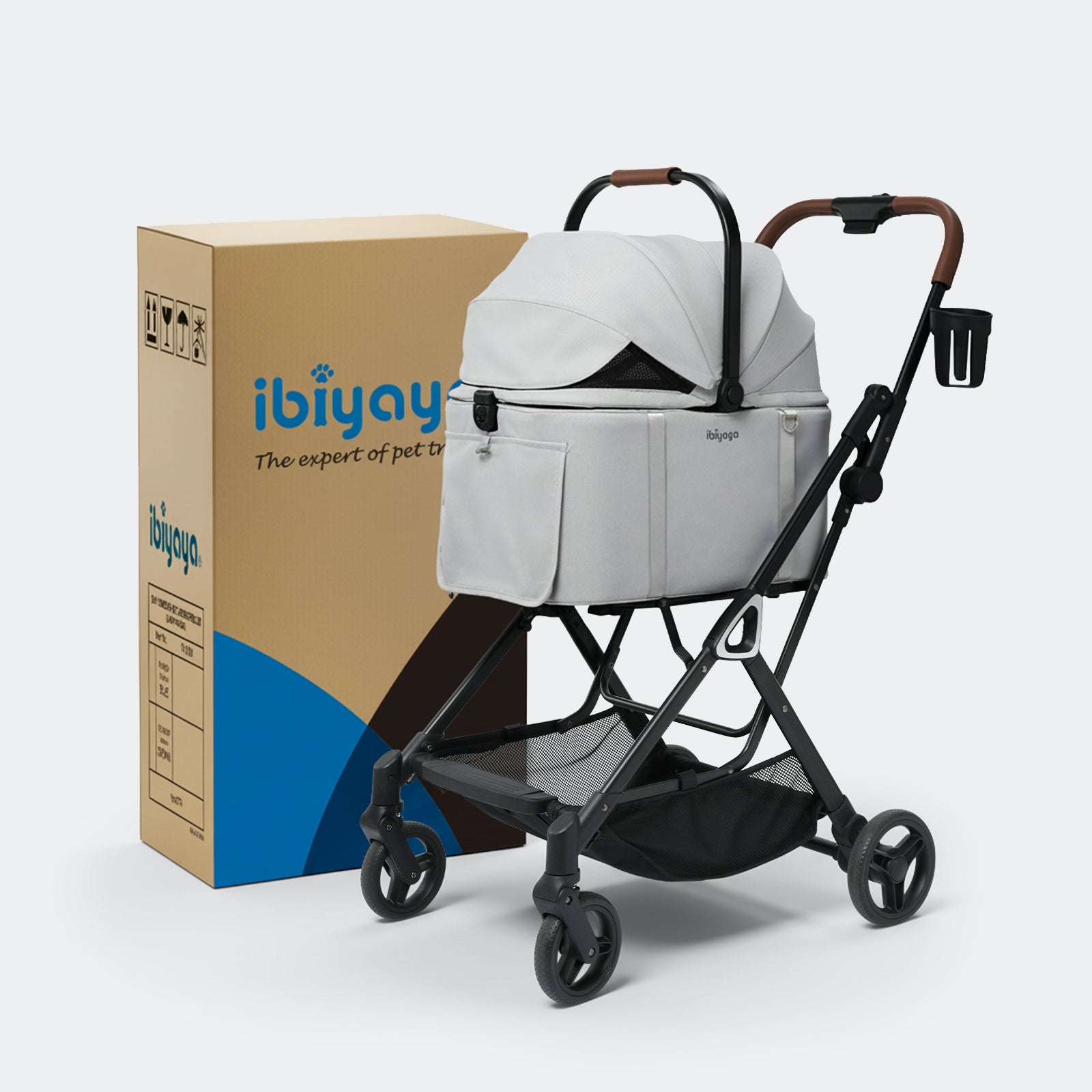 (Open-box item) Tinker Small Detachable Pet Stroller – Compact Buggy for Cats & Small Dogs