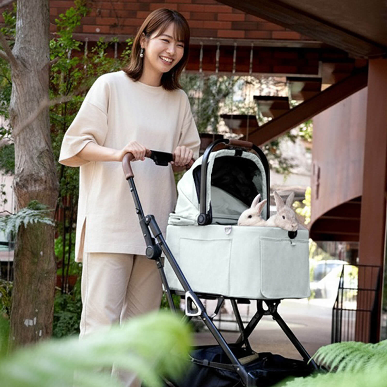 (Open-box item) Tinker Small Detachable Pet Stroller – Compact Buggy for Cats & Small Dogs
